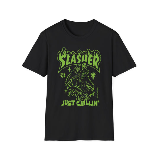Slasher T Green Softstyle T-Shirt