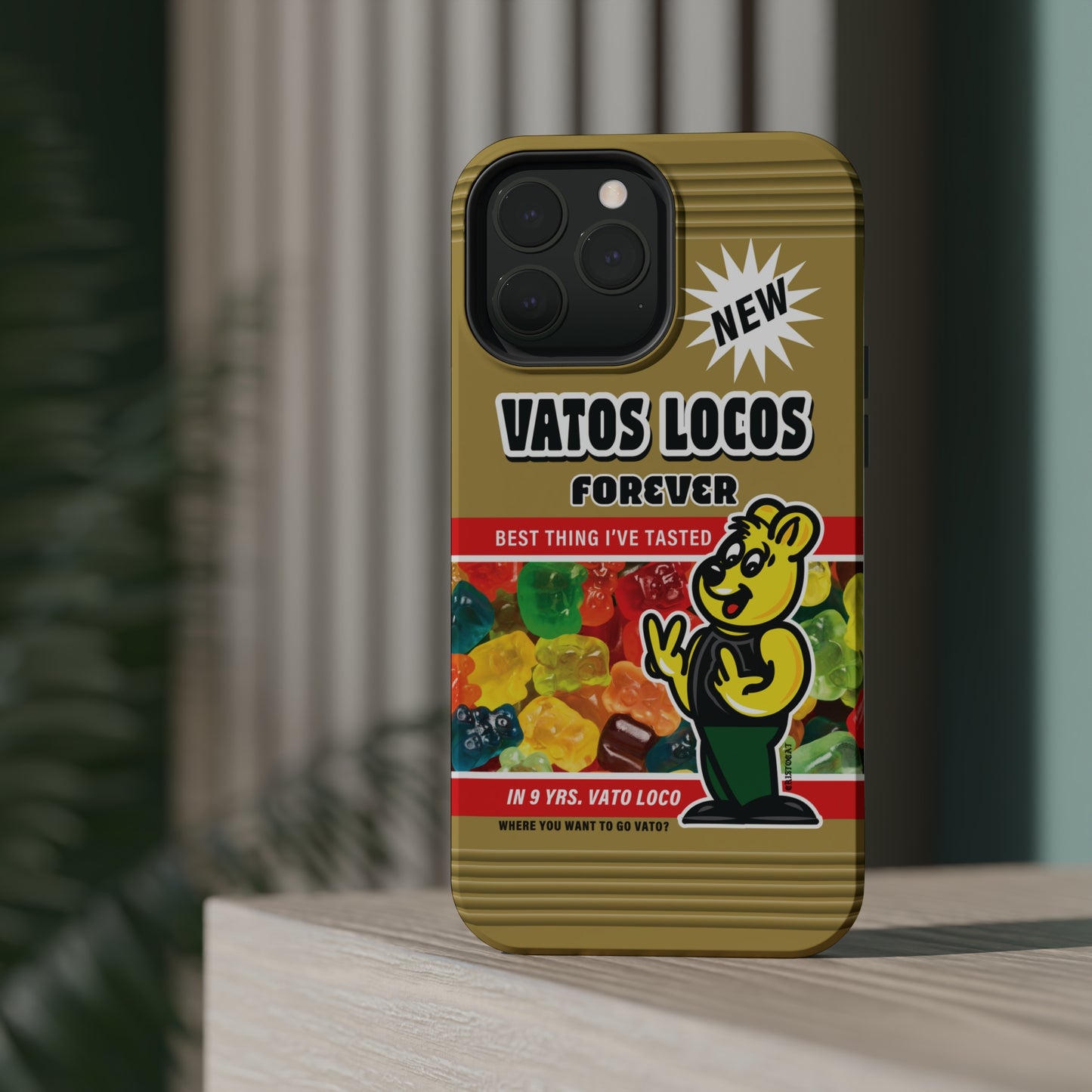 VL GUMMIE BEAR PHONE (13-15 APPLE GEN.) CASES