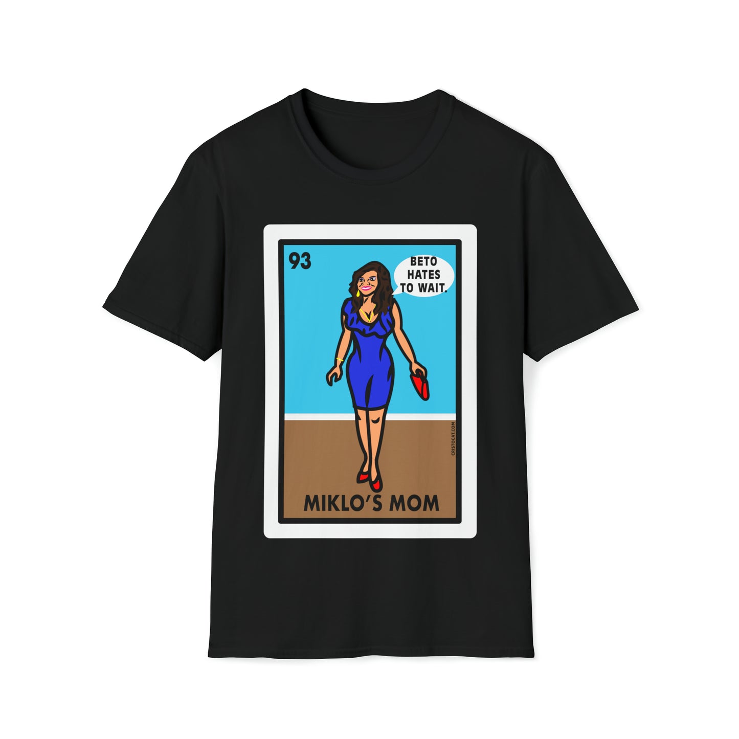 MIKLO'S MOM BLACK TEE