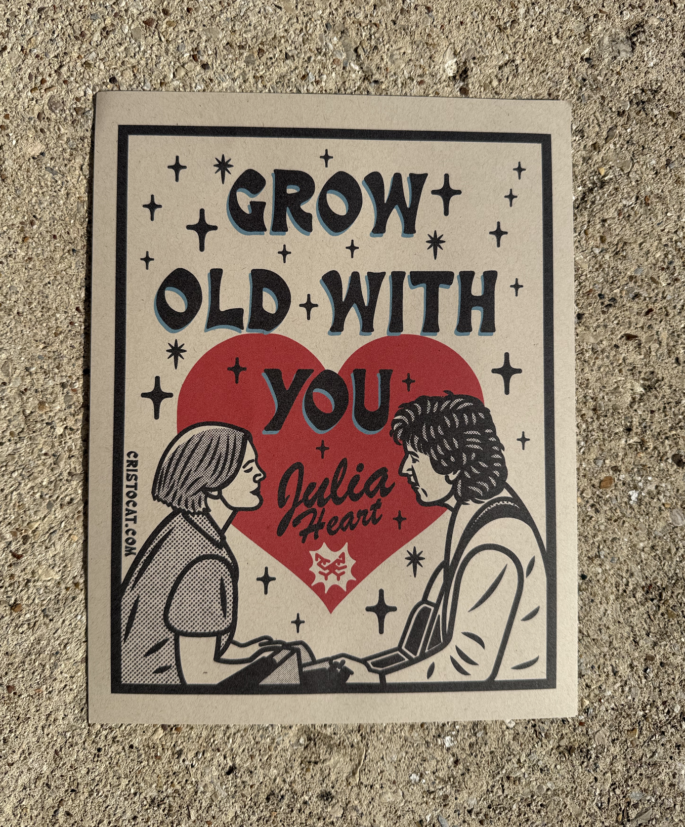 GROW OLD WITH YOU 8.5X11 PRINT