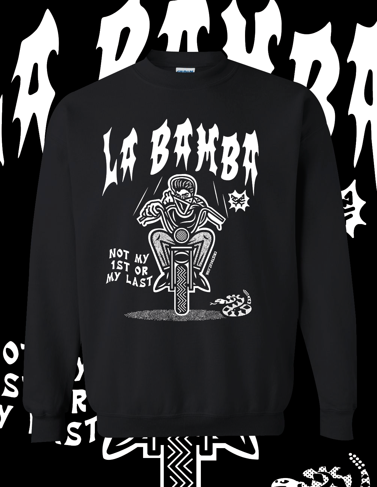RATTLESNAKE BOB Black crewneck Sweater