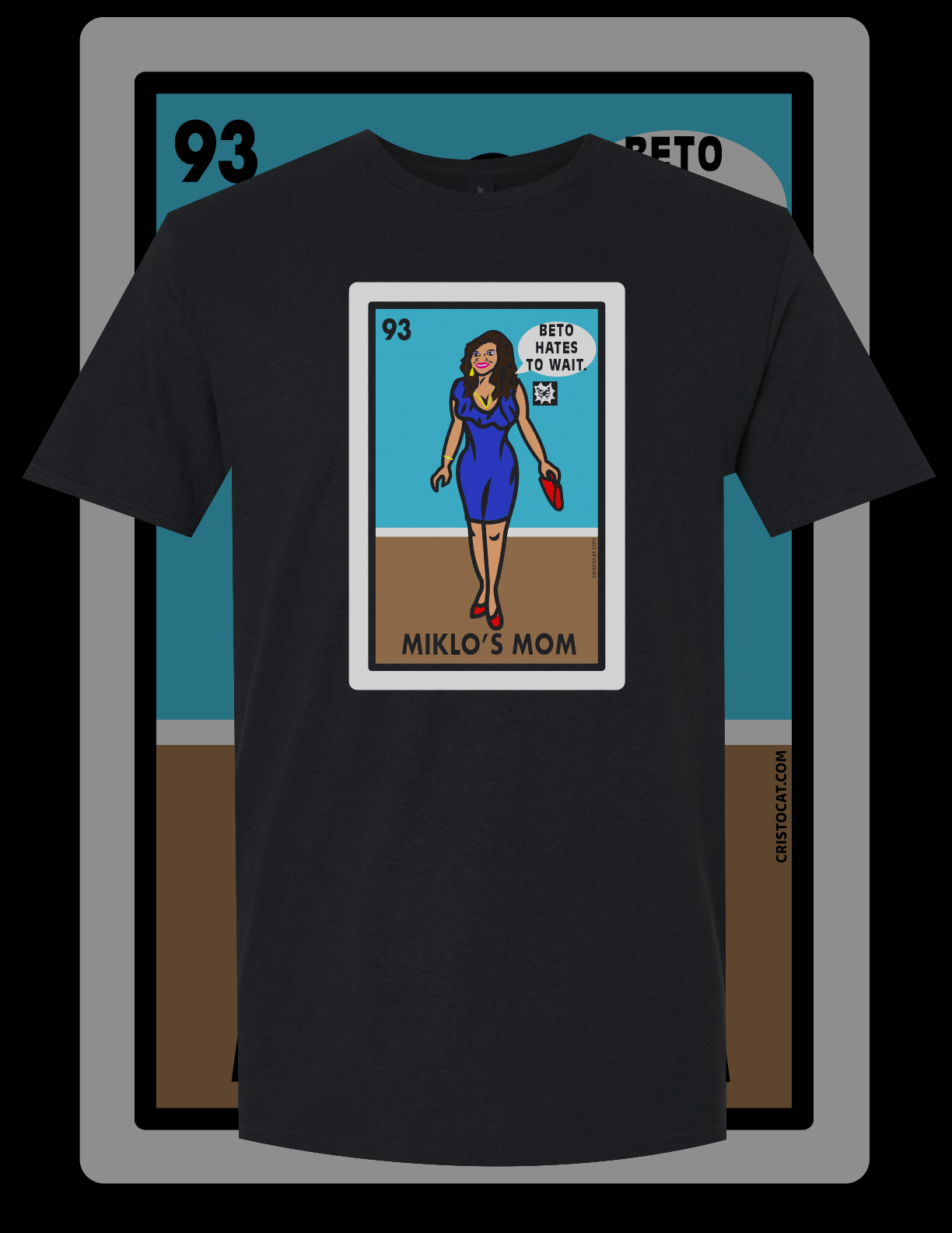 Miklo’s Mom BLACK T-SHIRT - cristocatofficial