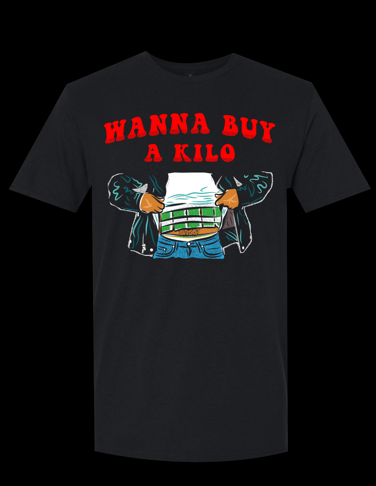 Kilo Belly Bob BLACK T-SHIRT
