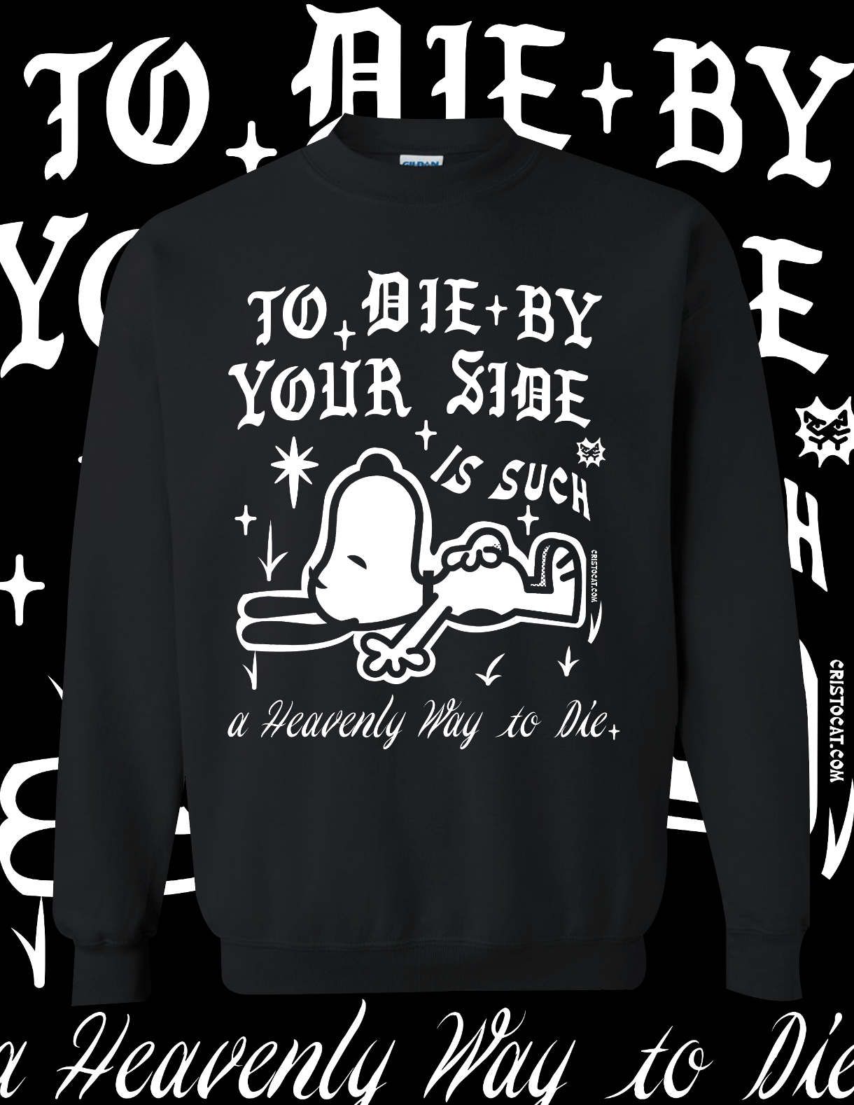 Heavenly ESnoopy crewneck Sweater - cristocatofficial