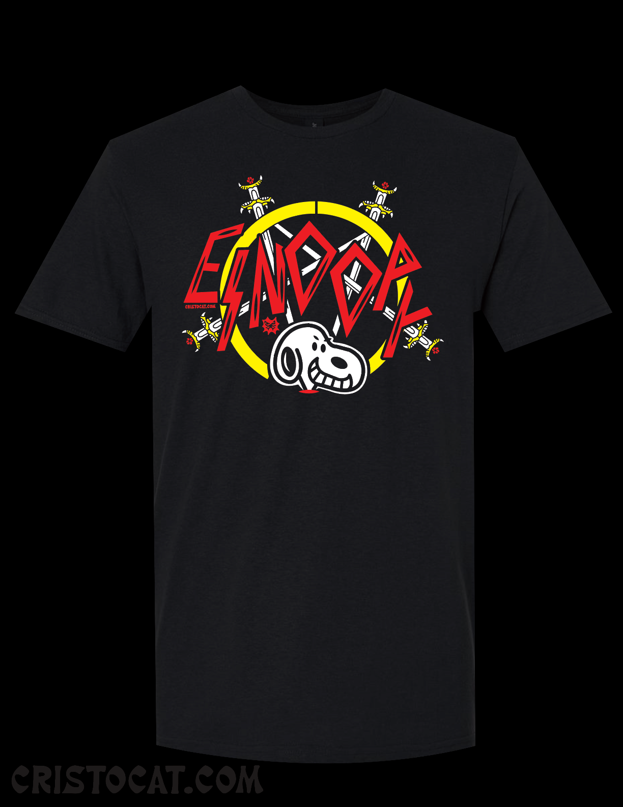 ESnoopy Slayer BLACK TEE