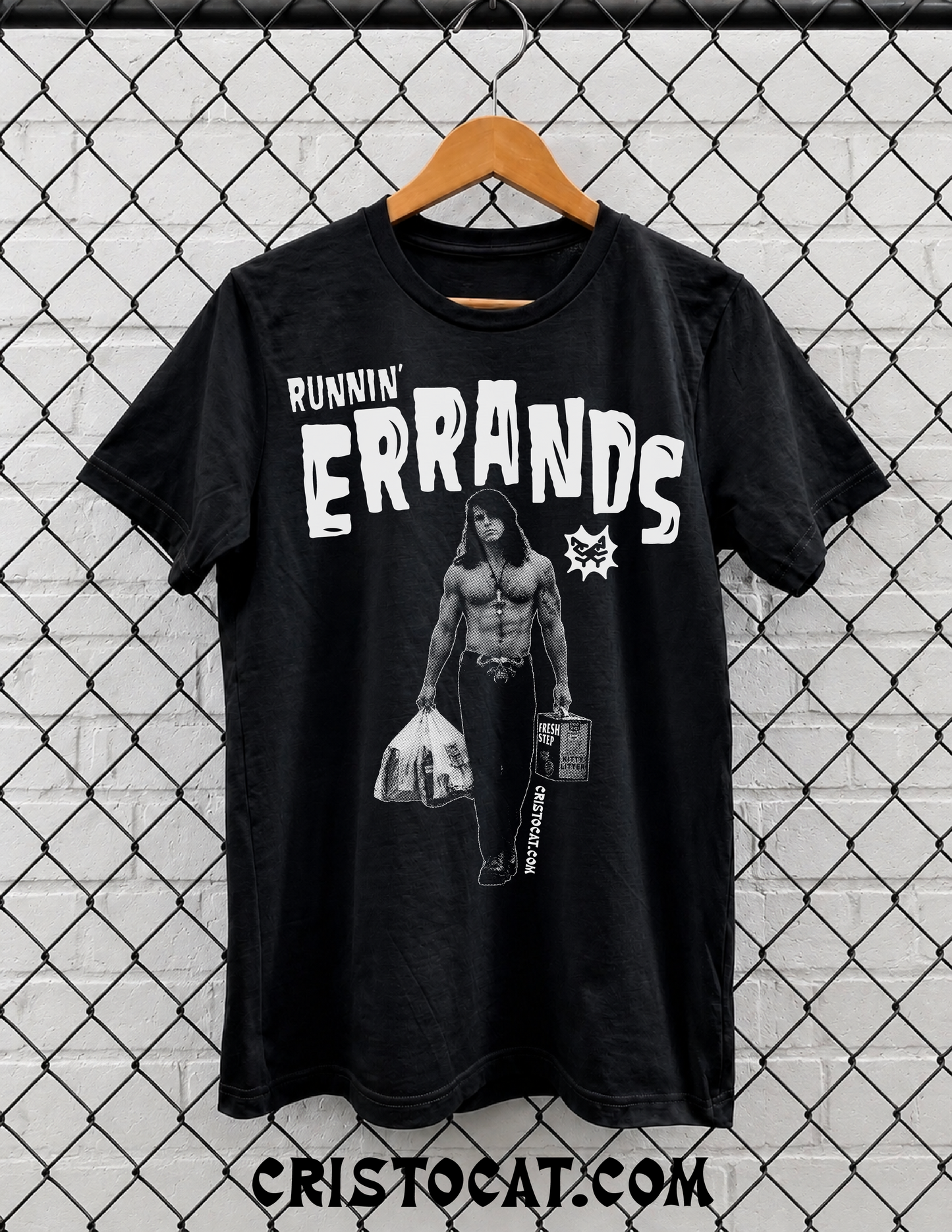 Errands Black T-SHIRT