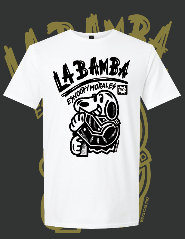 PEEKING ESNOOPY WHITE T-SHIRT