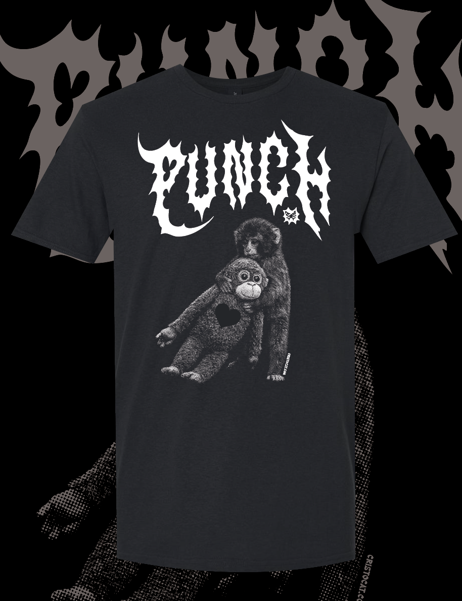 PUNCH BLACK T-SHIRT - cristocatofficial