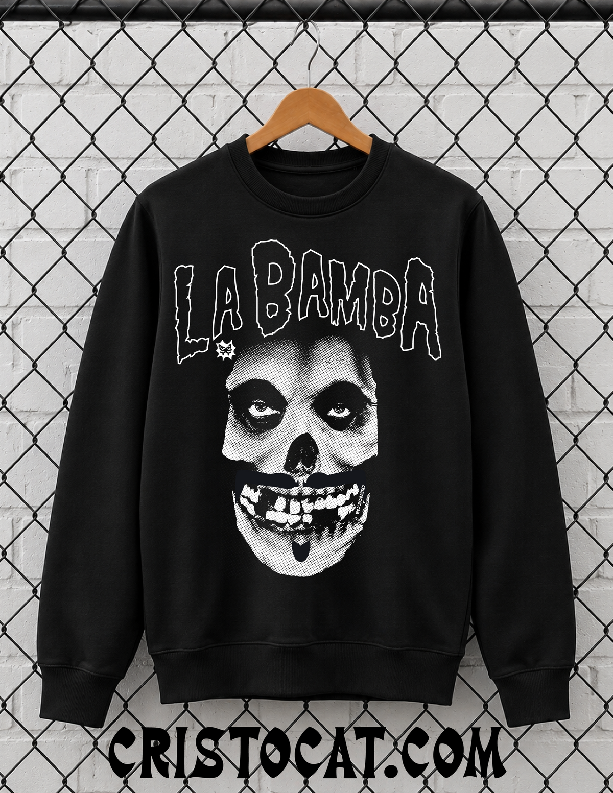 BOB MISFIT Black Crewneck Sweater