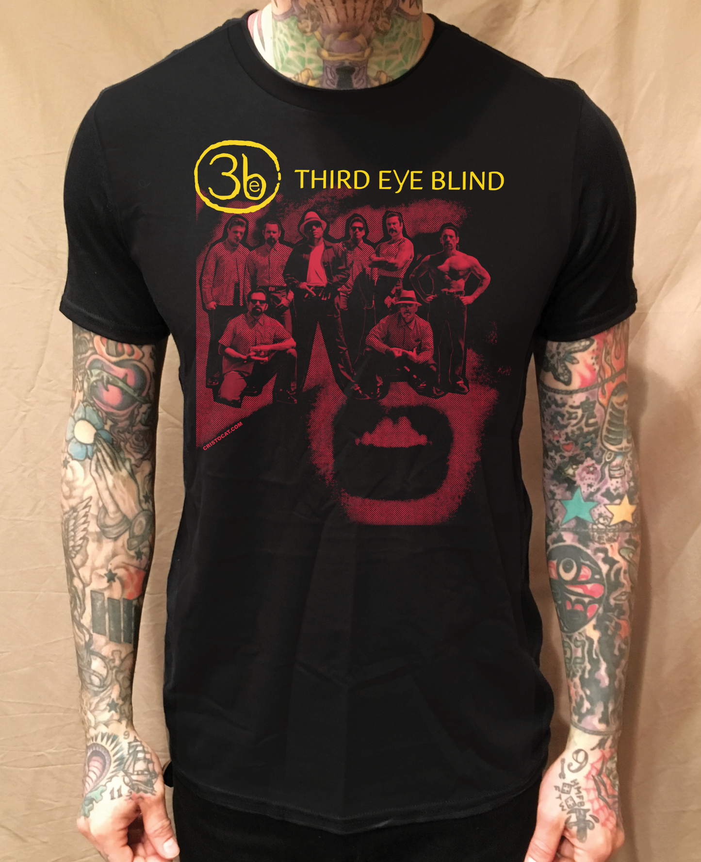 THIRD EYE BLIND A TODA MADRE BLACK TEE