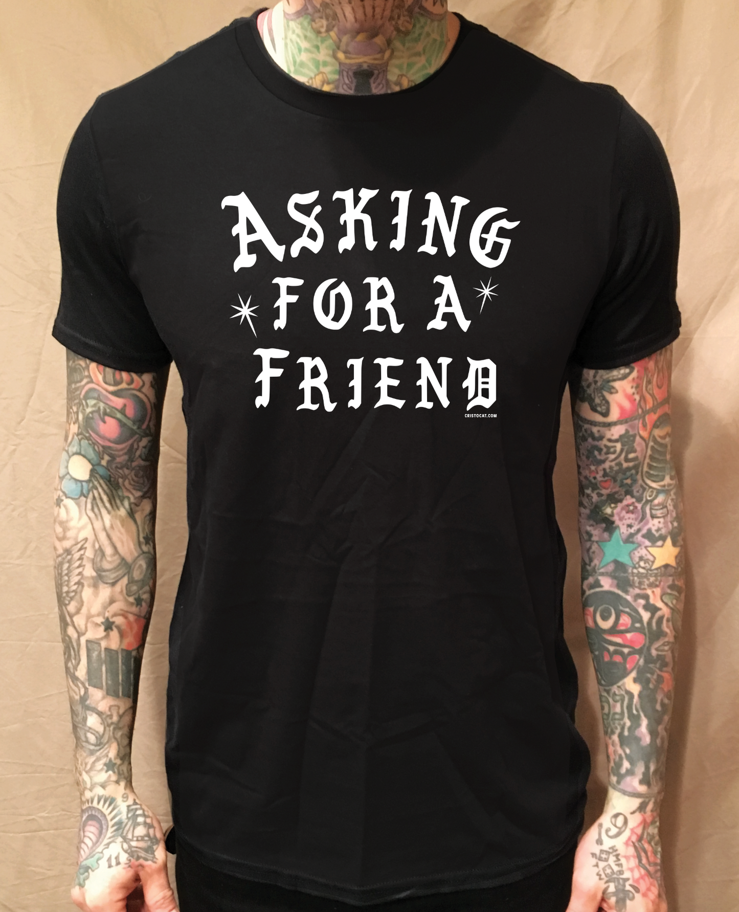 ASKING FOR A FRIEND BLACK TEE