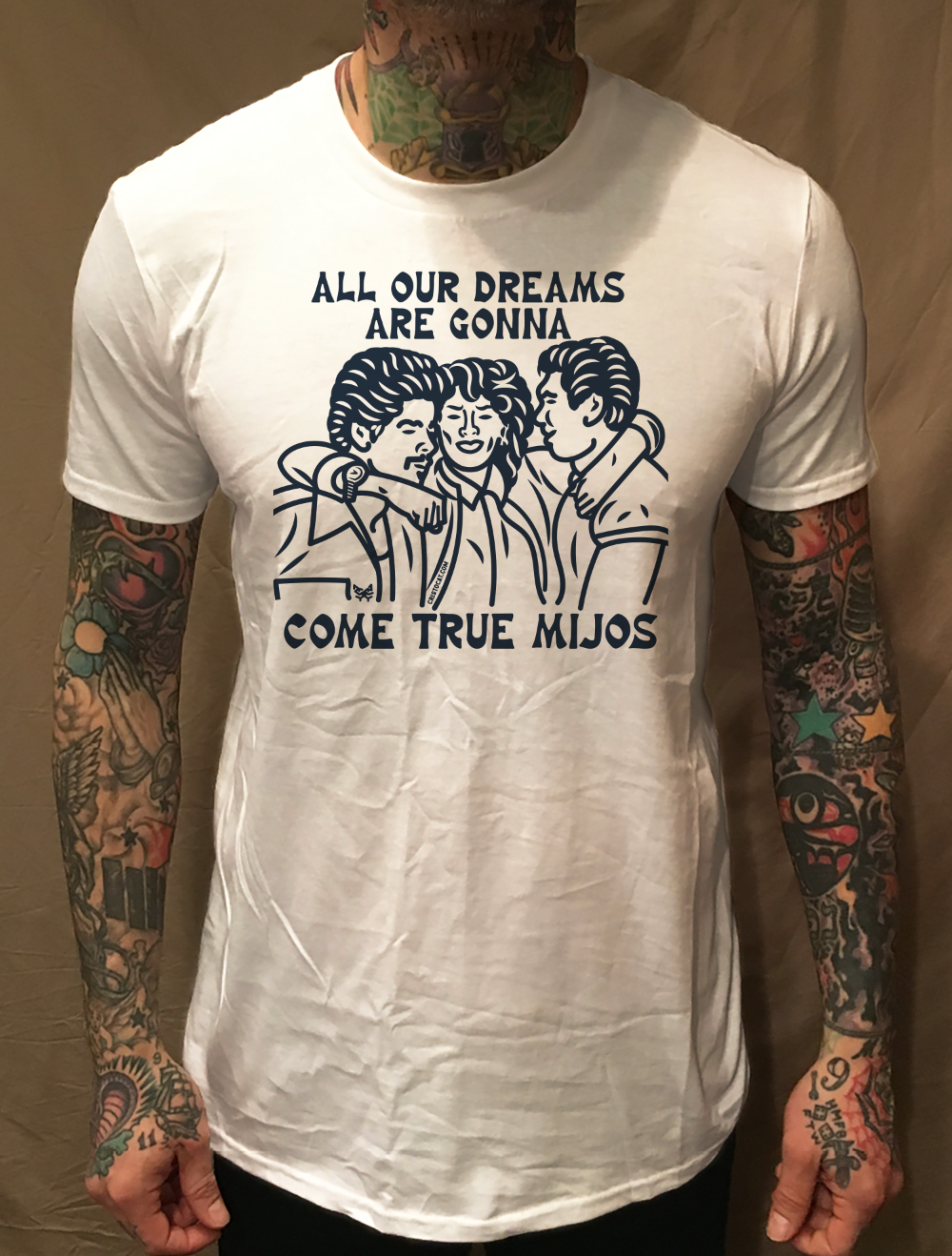 DREAMS COME TRUE MIJOS WHITE TEE - cristocatofficial