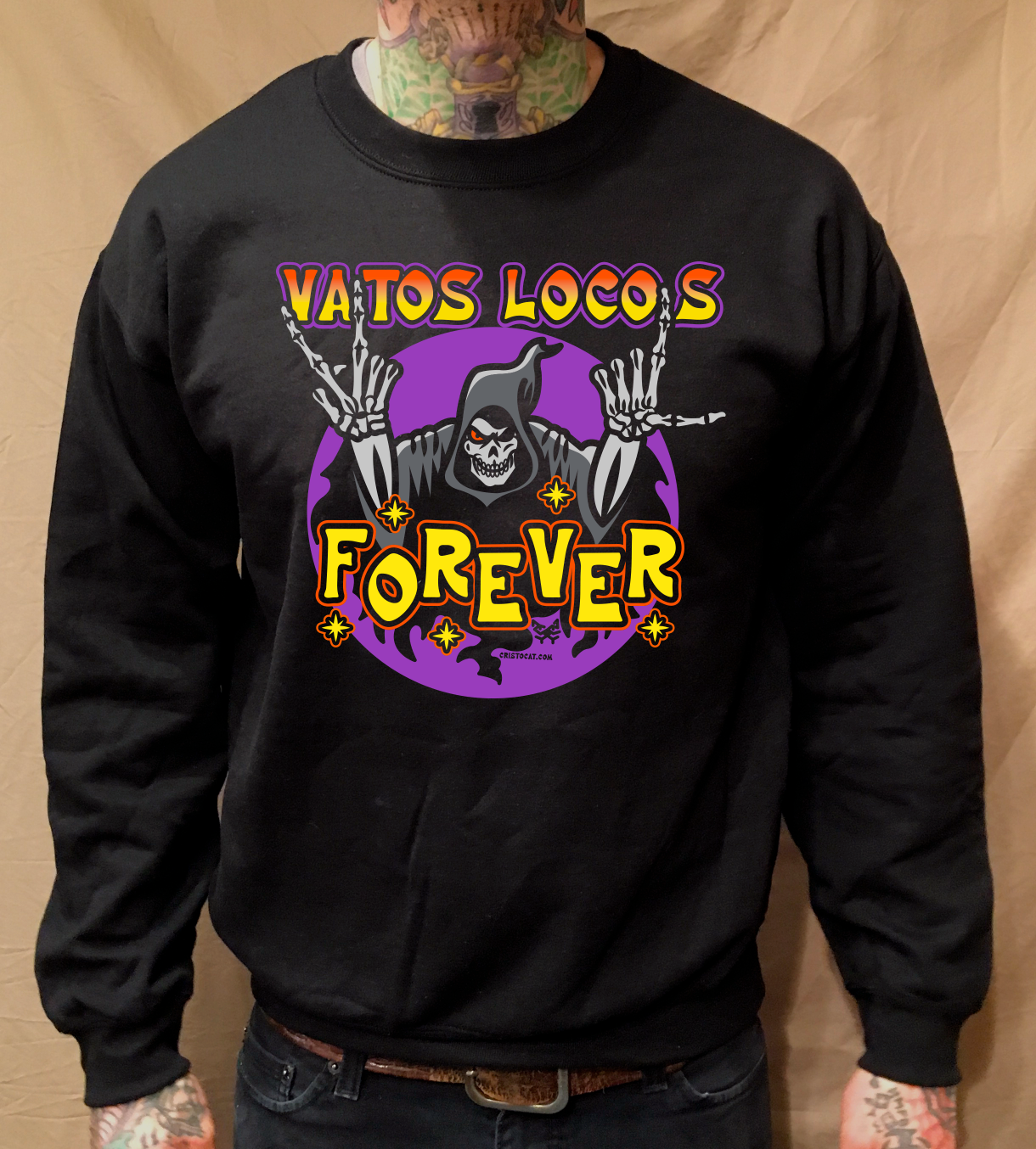 SPIRIT VL BLACK CREWNECK SWEATER