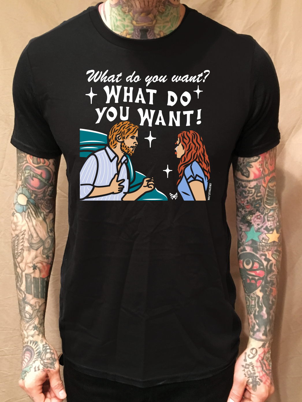 WHAT DO YOU WANT FULL COLOR BLACKTEE