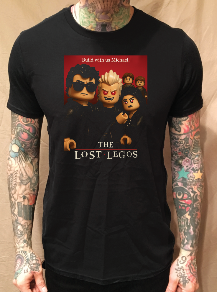 THE LOST LEGO BOYS BLACK T-SHIRT