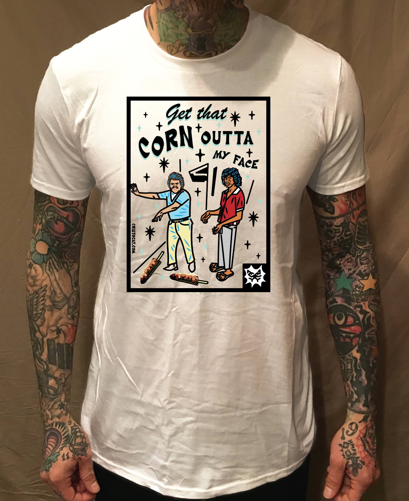 GET THAT CORN WHITE TEE