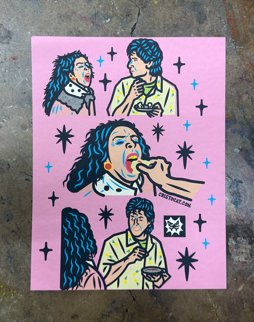 CAKE LADY 8.5X11 PRINT