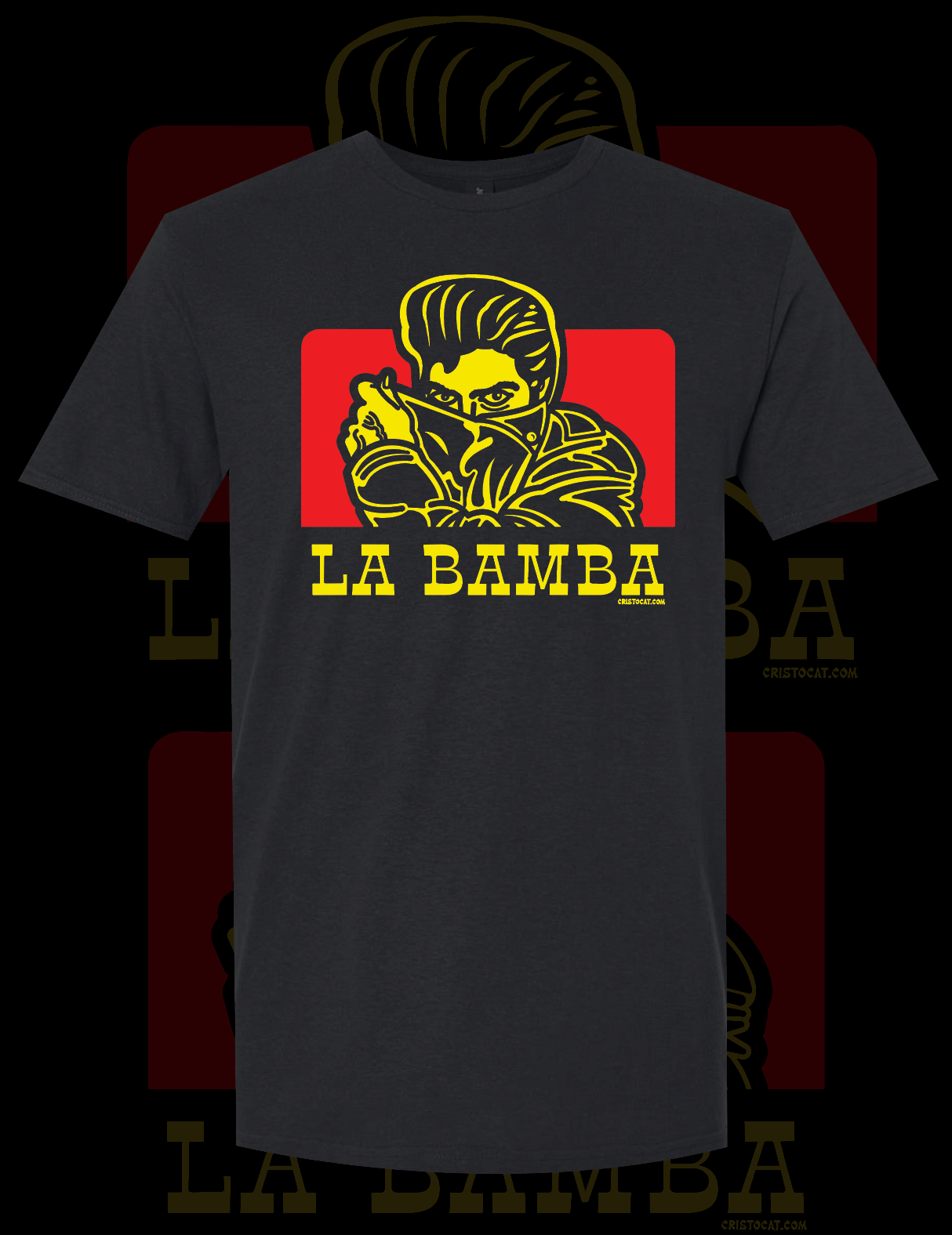 BOB BEN BAMBA BLACK T-SHIRT