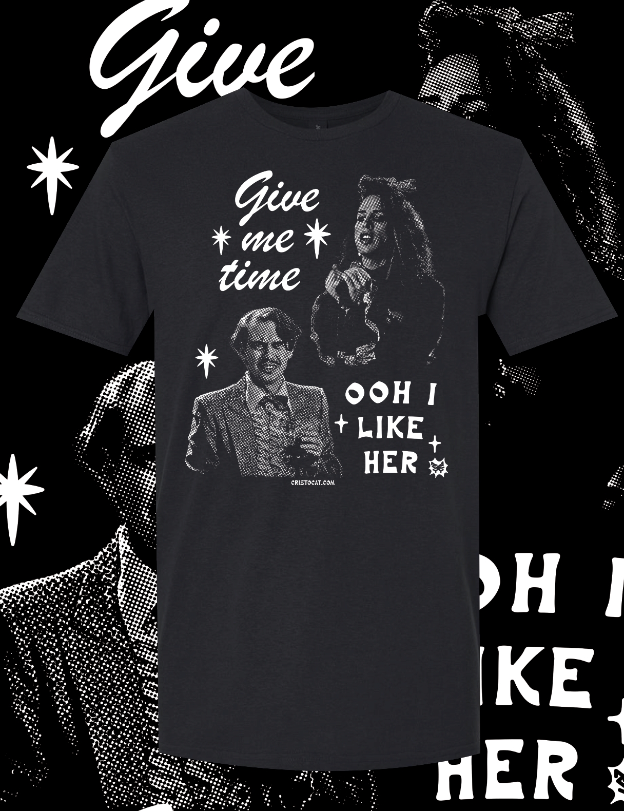 DO YOU REALLY WANNA HURT ME BLACK T-SHIRT - cristocatofficial