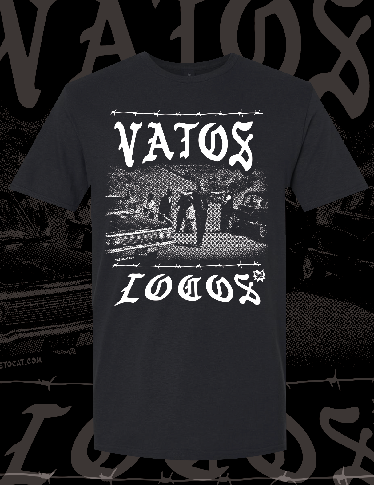 WANNA THROW DOWN BLACK T-SHIRT - cristocatofficial