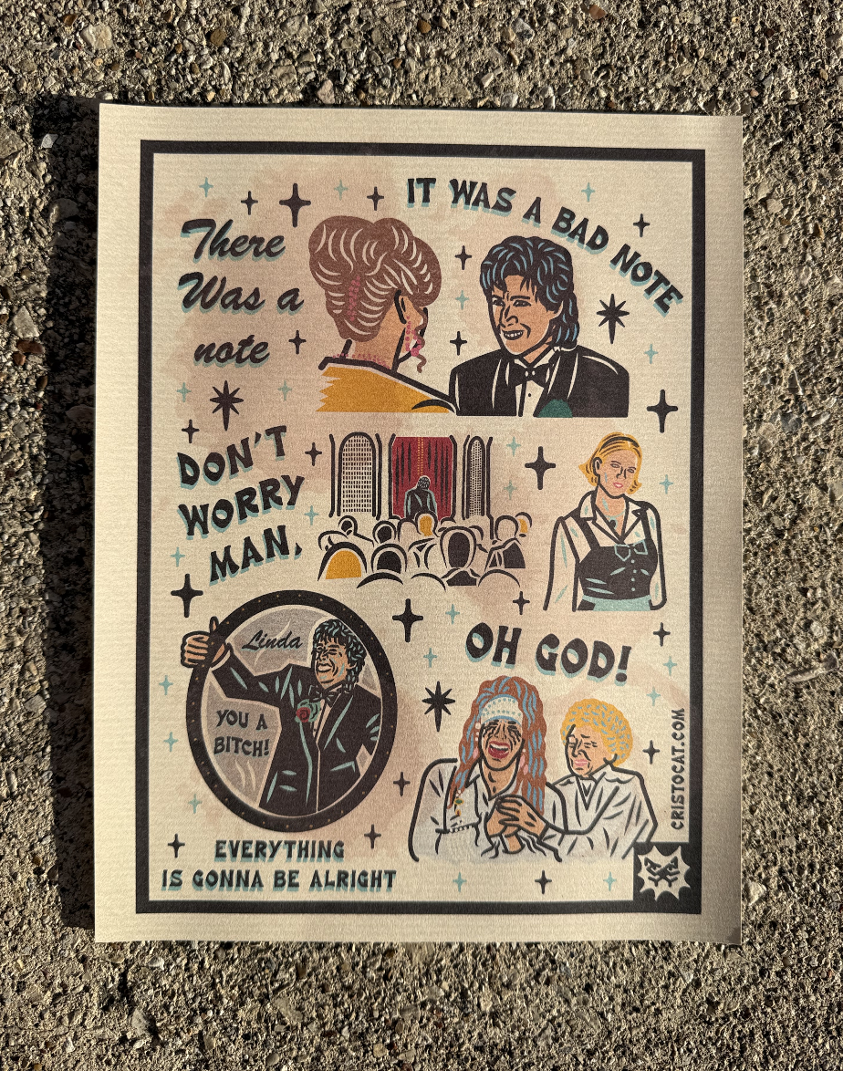 IT WAS A BAD NOTE 8.5X11 PRINT
