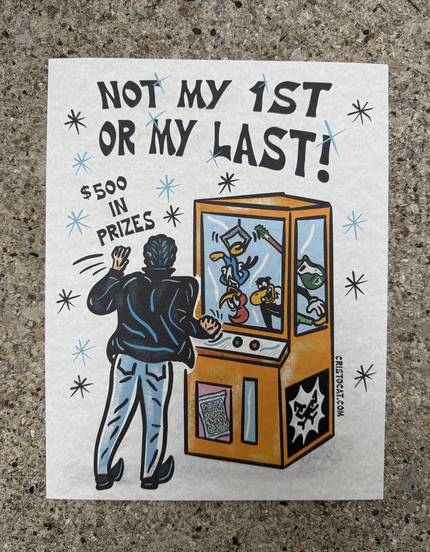 BOB CLAW 8.5X11 PRINT