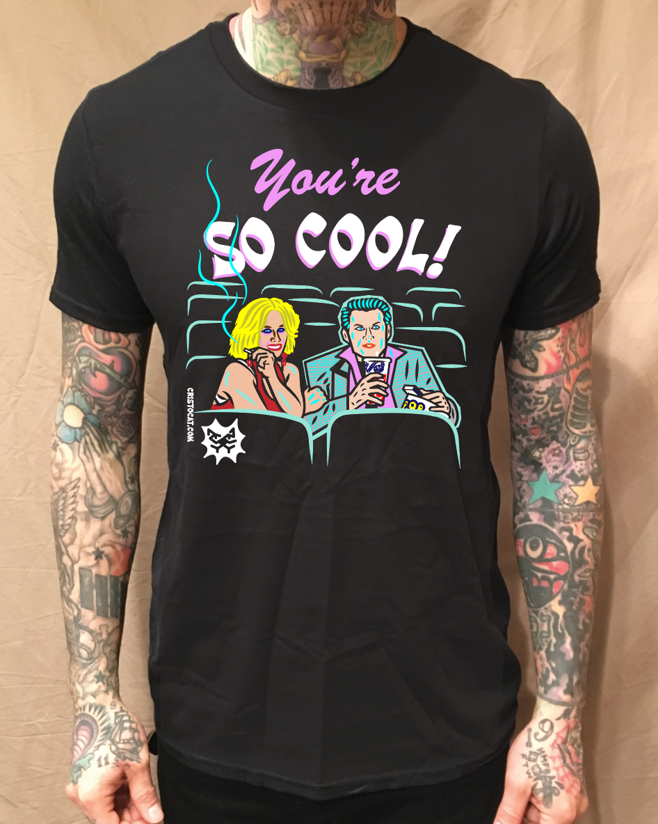 TRUE ROMANCE SO COOL BLACK T-SHIRT