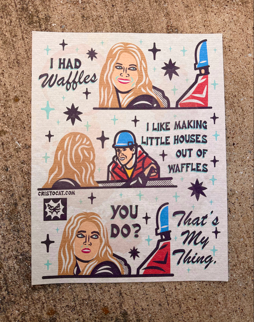 WAFFLE HOUSE 8.5X11 PRINT
