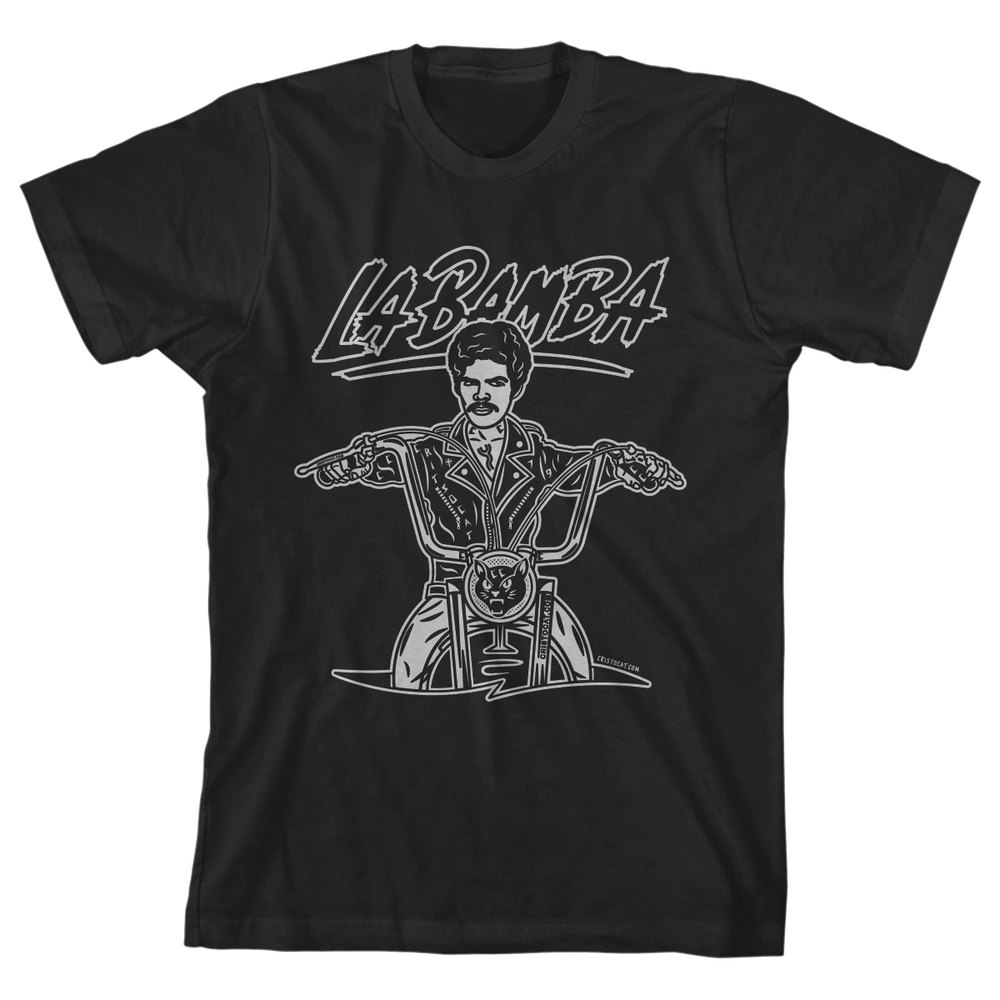 BOB BIKE ON BLACK TEE - cristocatofficial