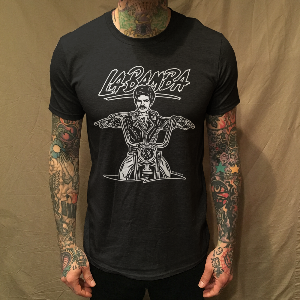 BOB BIKE ON BLACK TEE - cristocatofficial