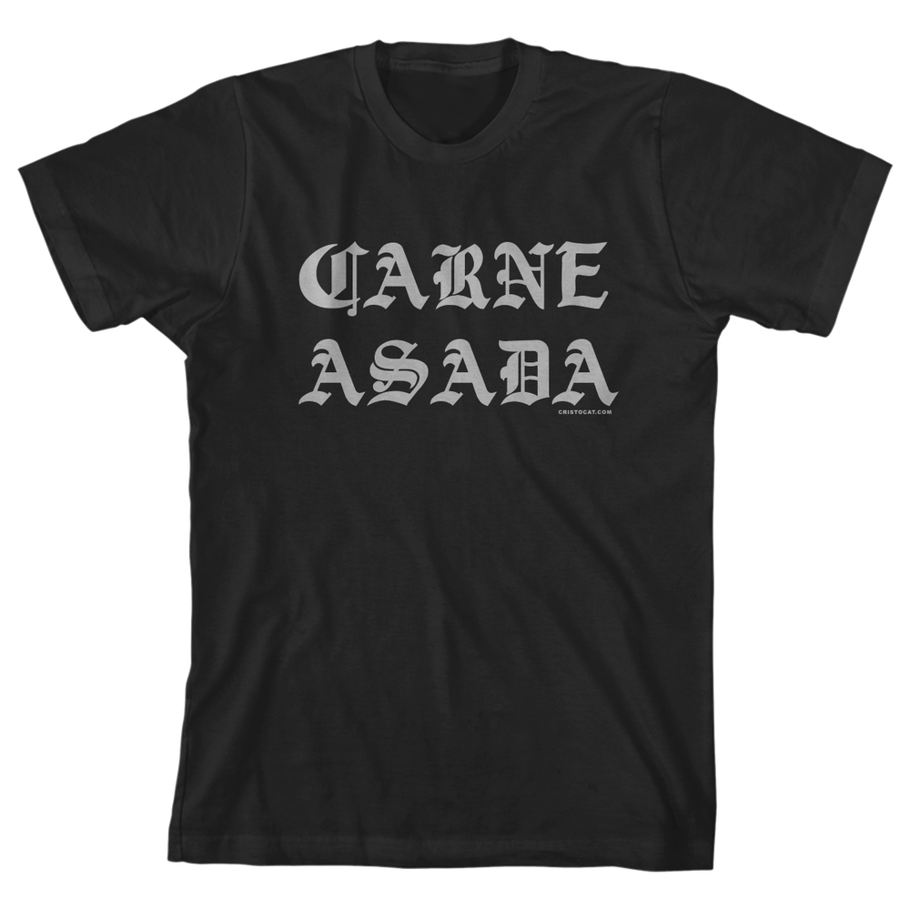CARNE ASADA BLACK TEE - cristocatofficial