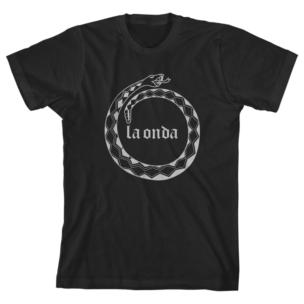 LA ONDA SNAKE BLACK TEE - cristocatofficial