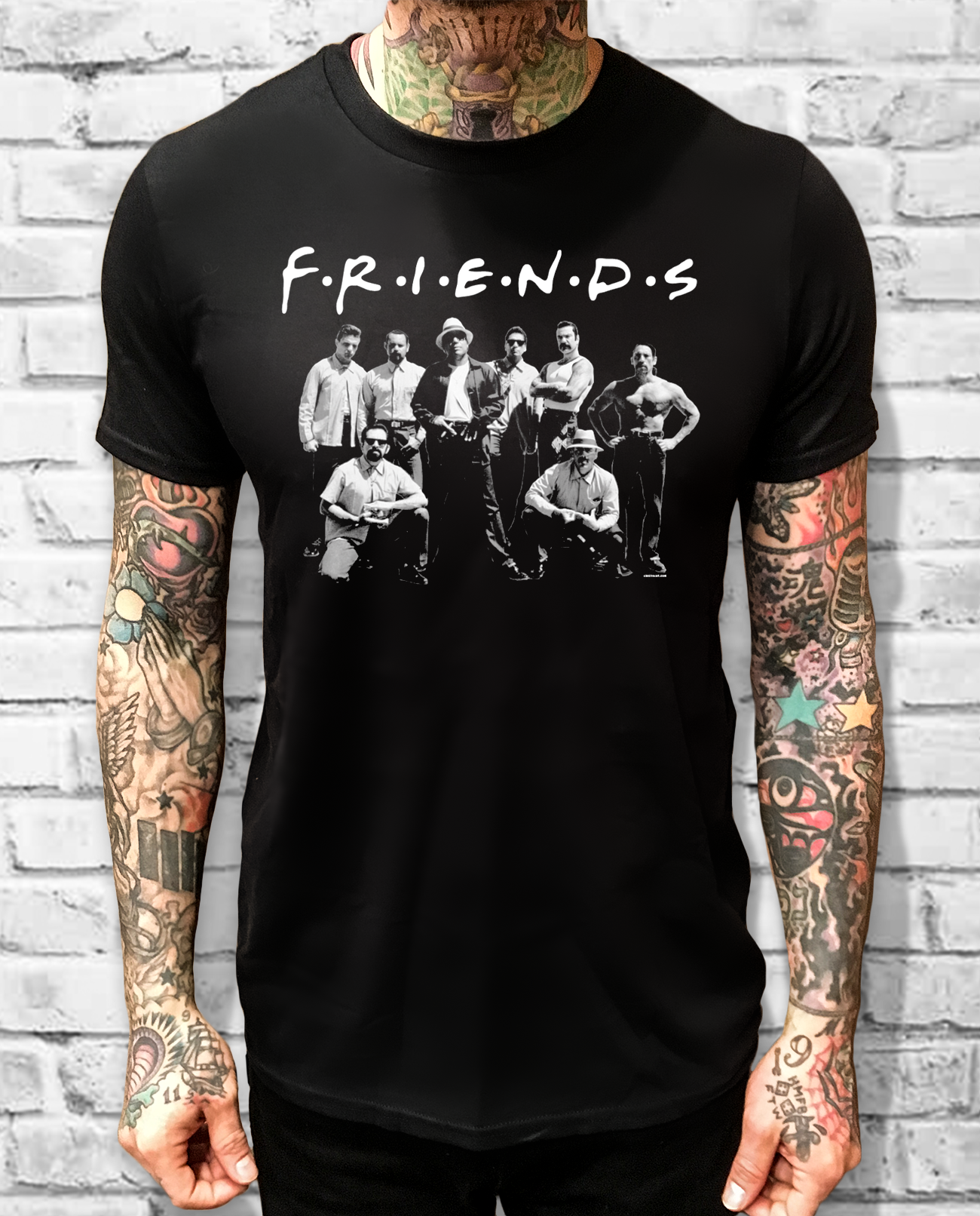 Black friends best sale t shirt