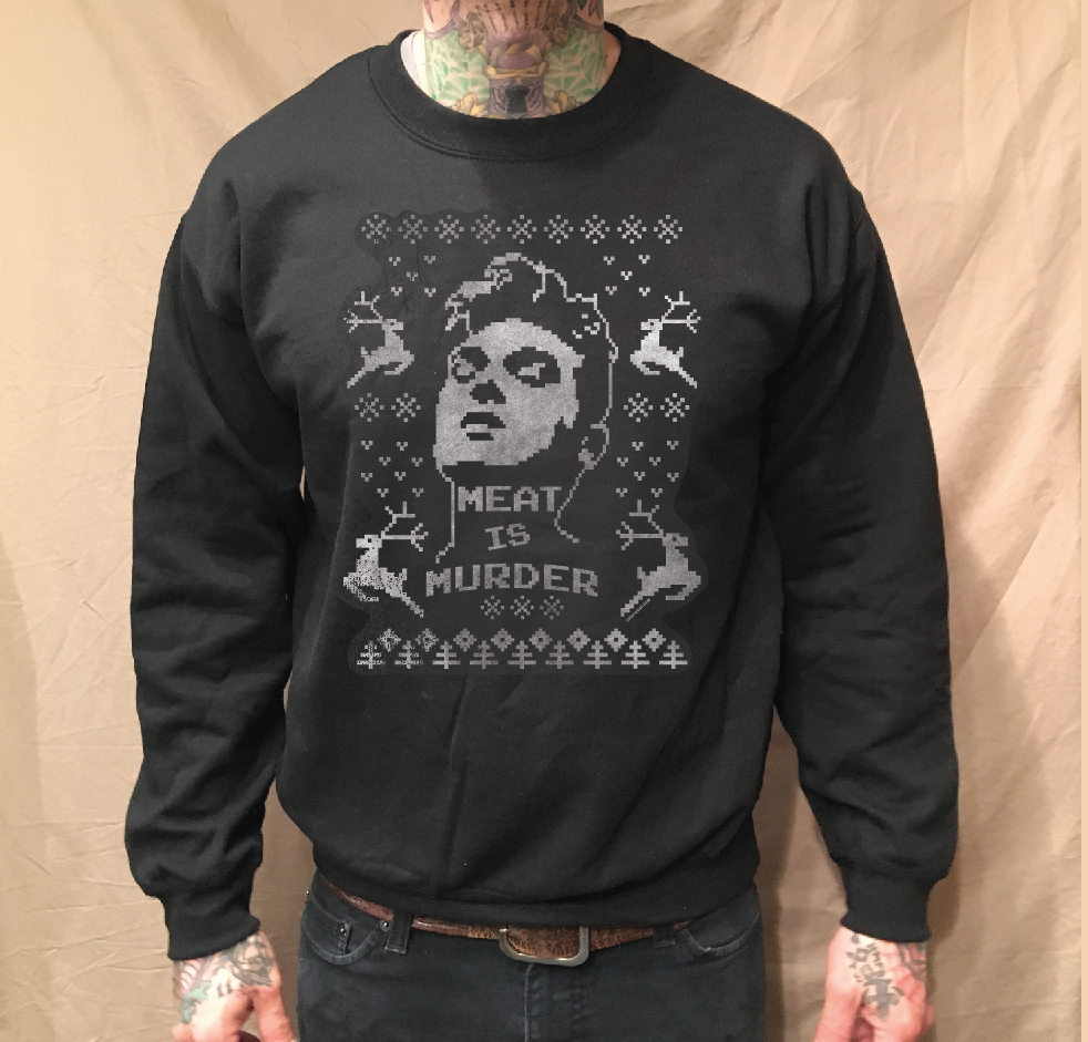 MOZ HOLIDAY BLACK CREWNECK - cristocatofficial