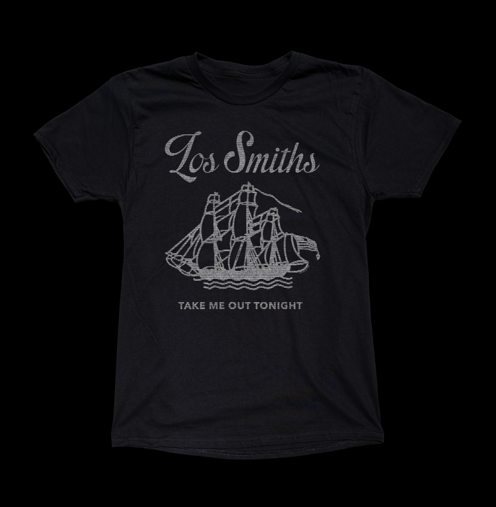 LOS SMITHS SHIP 2ND EDITION BLACK TEE - cristocatofficial