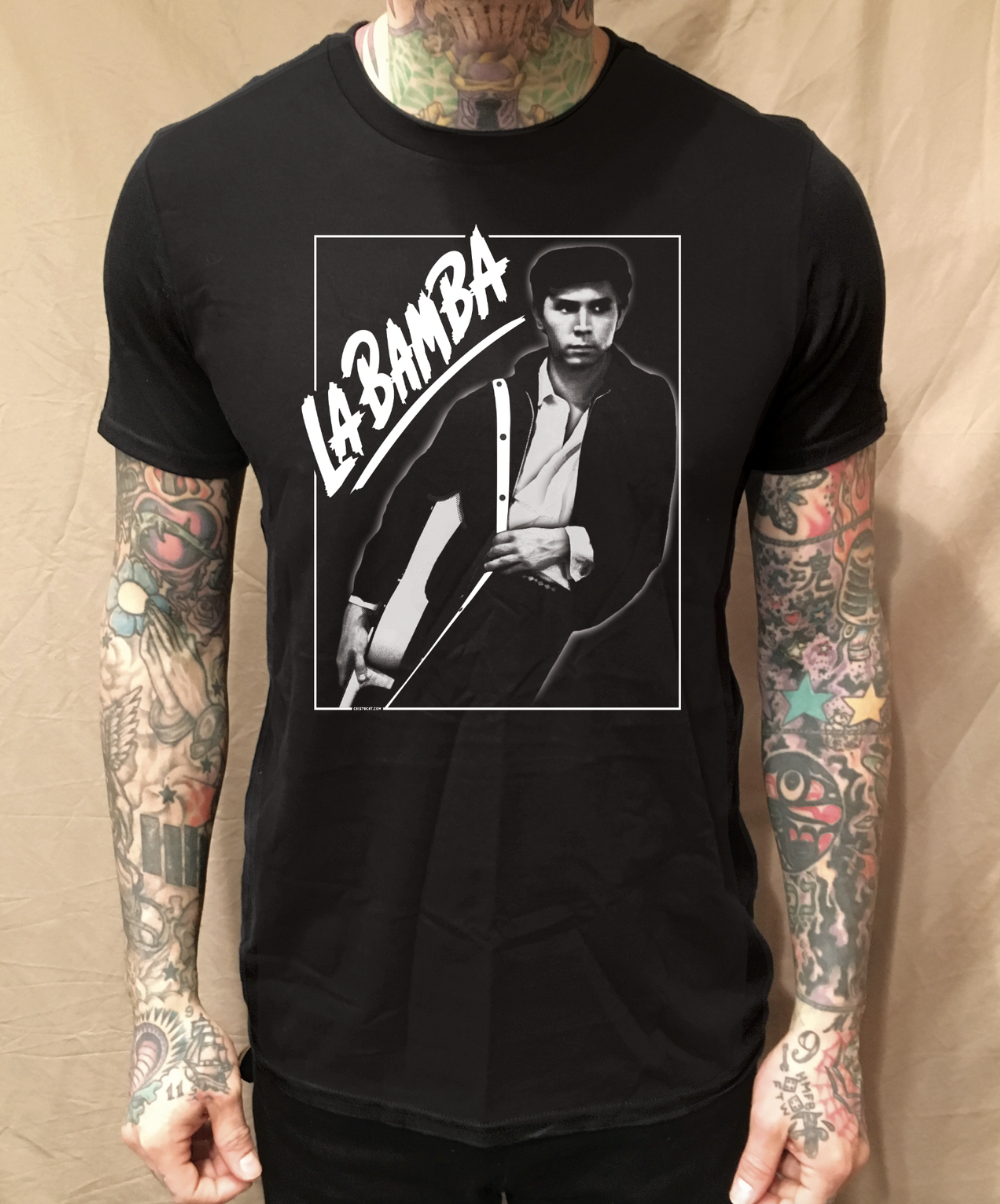 LA BAMBA DVD 1 COLOR BLACK TEE - cristocatofficial
