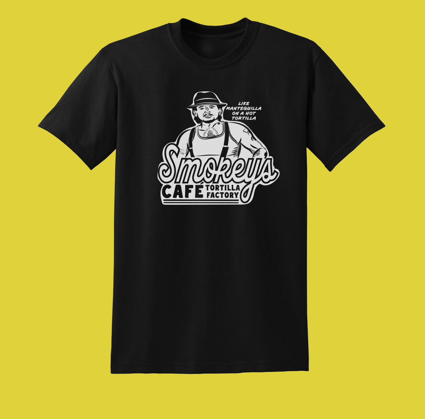 SMOKEY'S TORTILLAS BLACK TEE