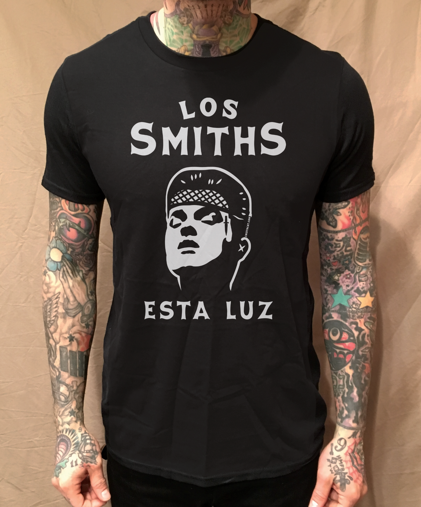 LOS SMITHS HAIRNET VATO BLACK TEE