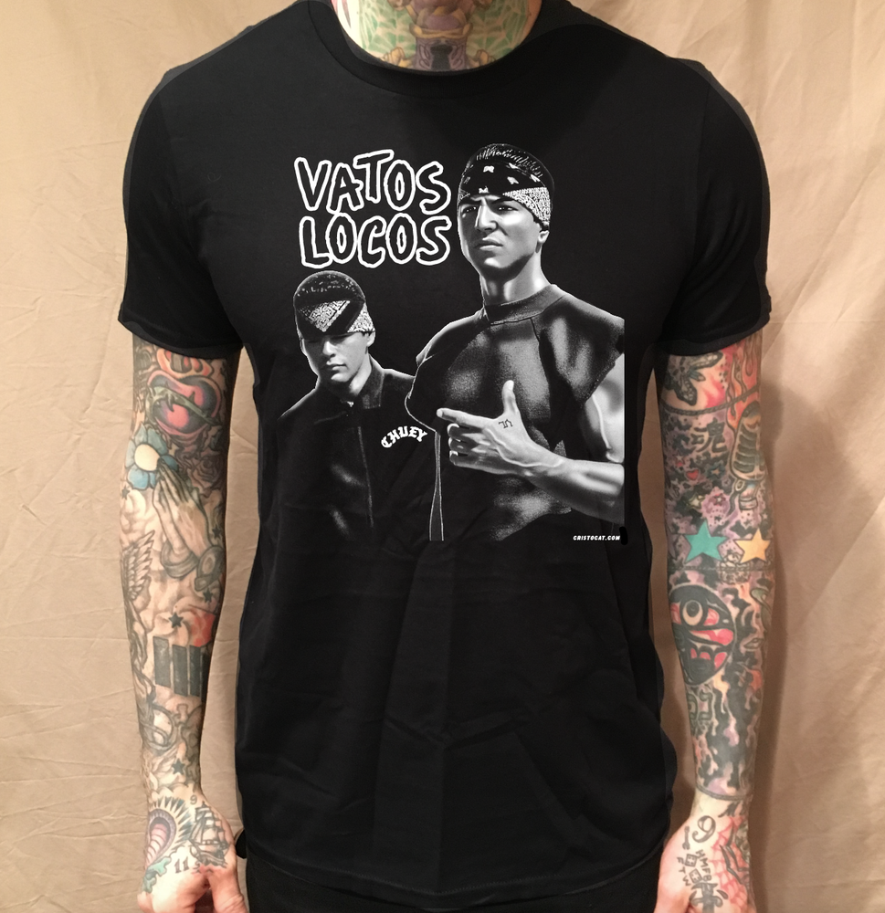VATOS LOCOS 2.0 BLACK TEE - cristocatofficial