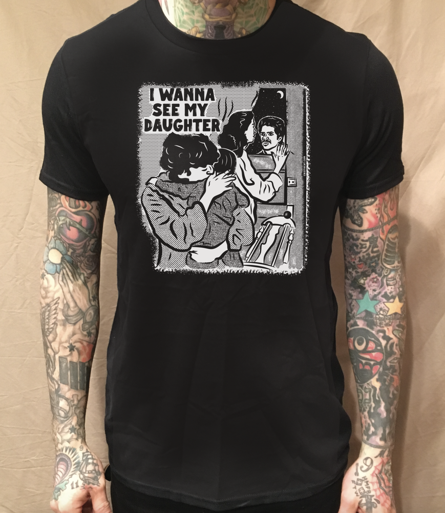 BOB AT DOOR BLACK TEE - cristocatofficial