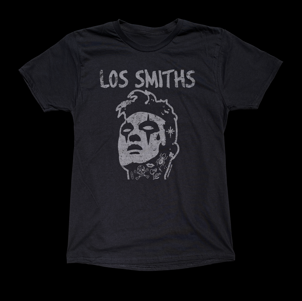EL JOKER LOS SMITHS BLACK TEE - cristocatofficial