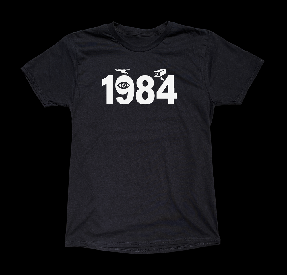 1984 ON BLACK TEE - cristocatofficial