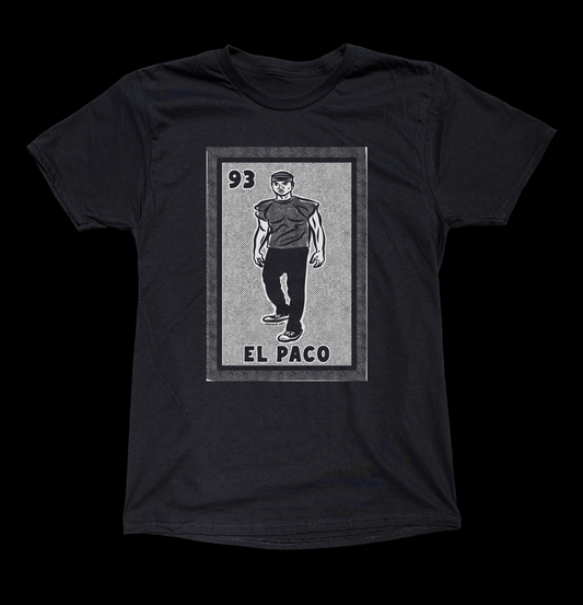 EL PACO LOTERIA CARD BLACK TEE - cristocatofficial