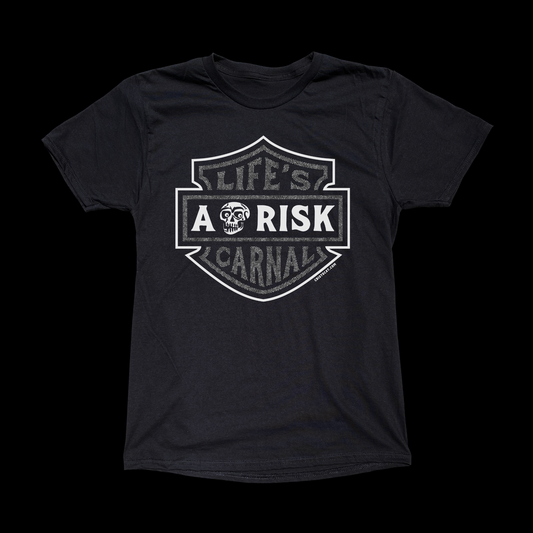 1 COLOR HARLEY VATO BLACK TEE - cristocatofficial