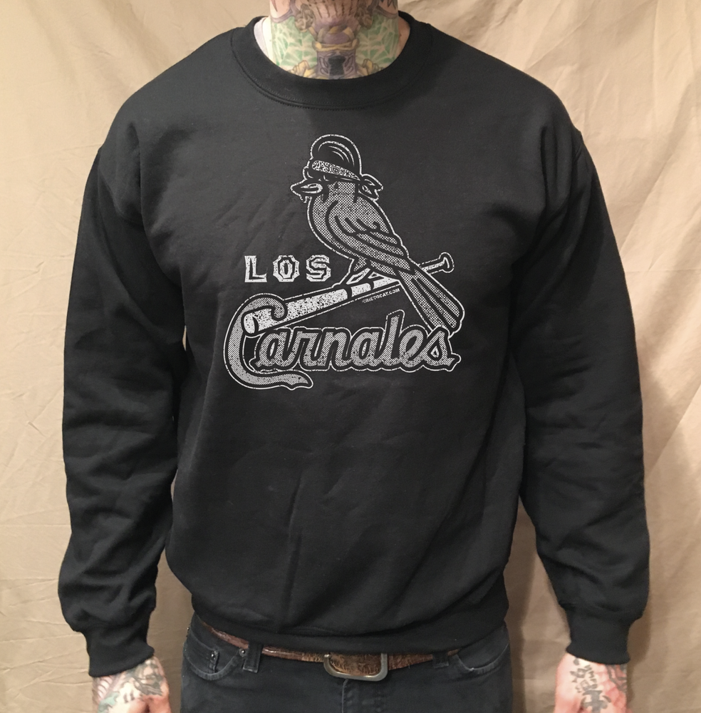 LOS CARNALES CREWNECK SWEATER - cristocatofficial