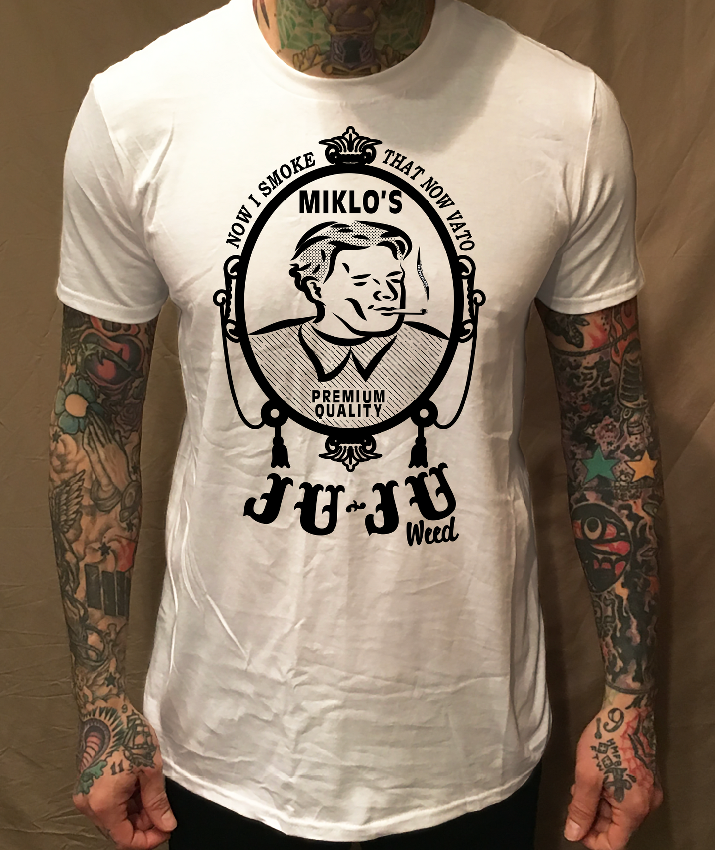 JUJU MIKLO WHITE TEE