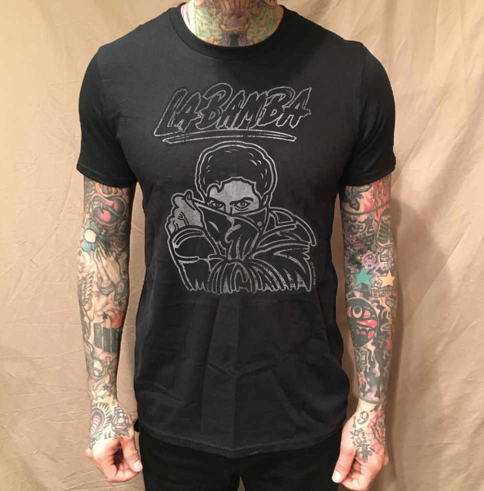 PARTY BOB ON BLACK TEE - cristocatofficial