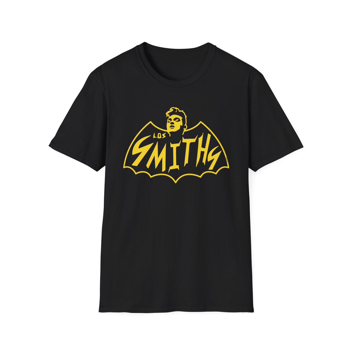 LOS SMITHS YELLOW BAT BLACK TEE