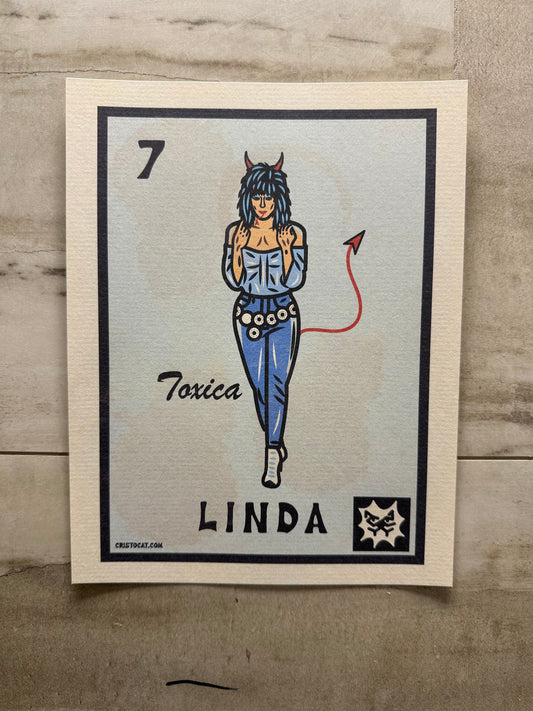 TOXICA LINDA 8.5X11 PRINT
