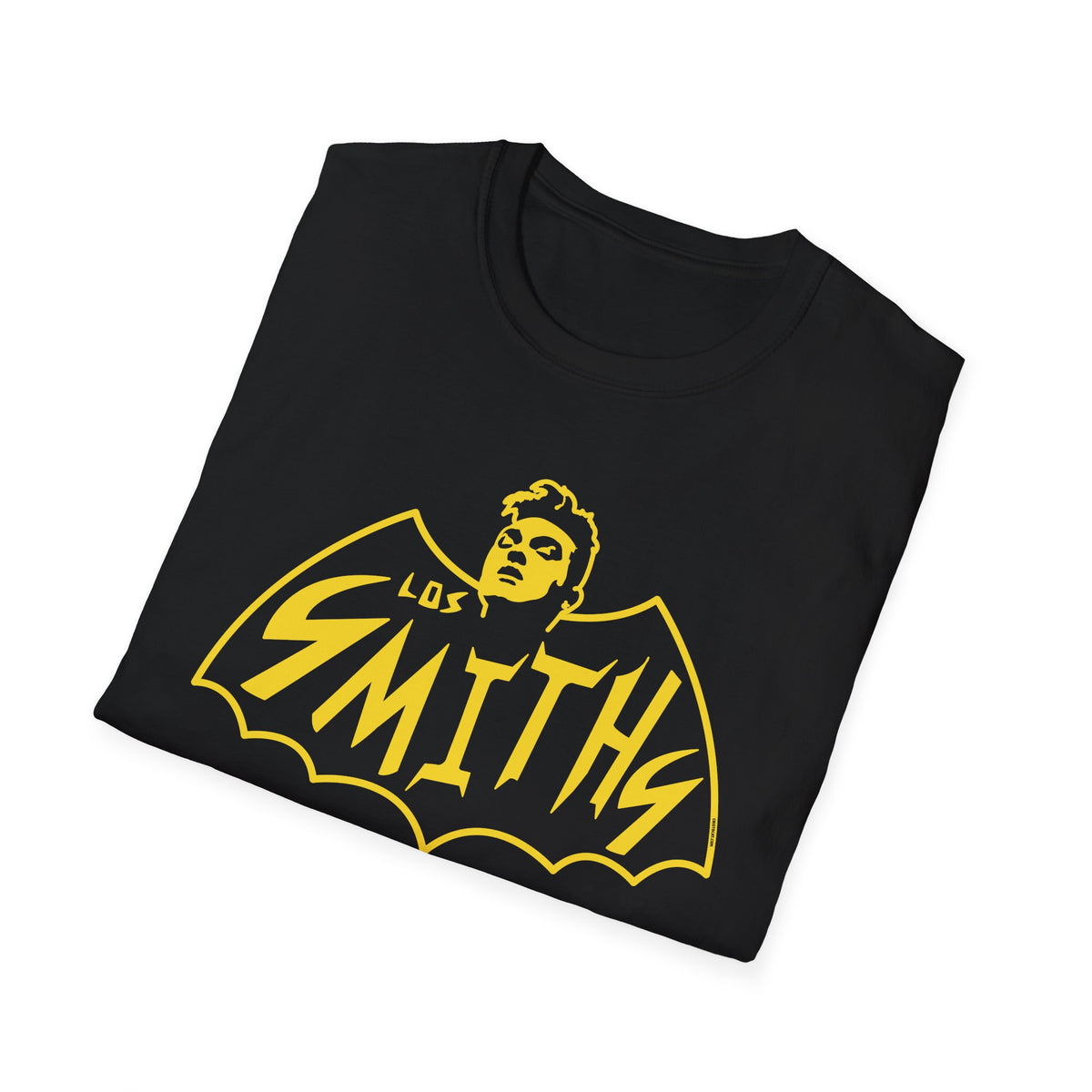 LOS SMITHS YELLOW BAT BLACK TEE